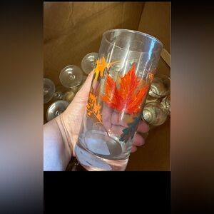 Autumn Leaf Glass Tumbler Set of 8